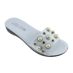 Sandal Taban PAPA PU colors White