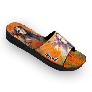 Zapato Sorkhpoost Parsi colores naranja