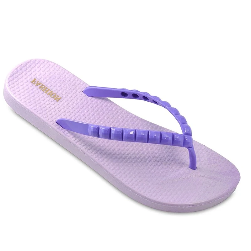 Slipper Aftab Angoshti PAPA PVC colors Purple