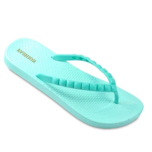 Slipper Aftab Angoshti PAPA PVC colors Cyan