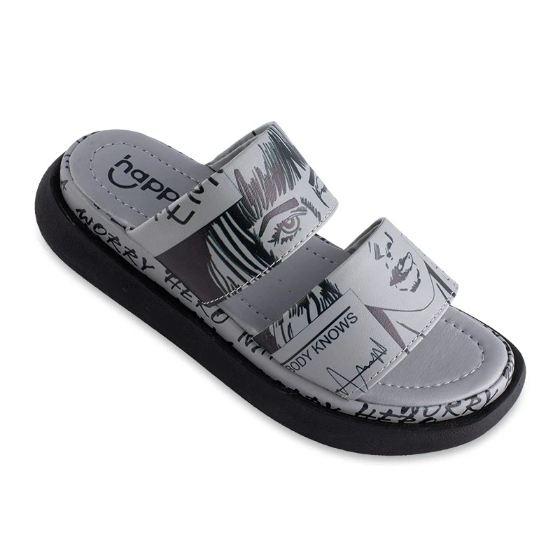 Sandal Negar Happy colors Grey