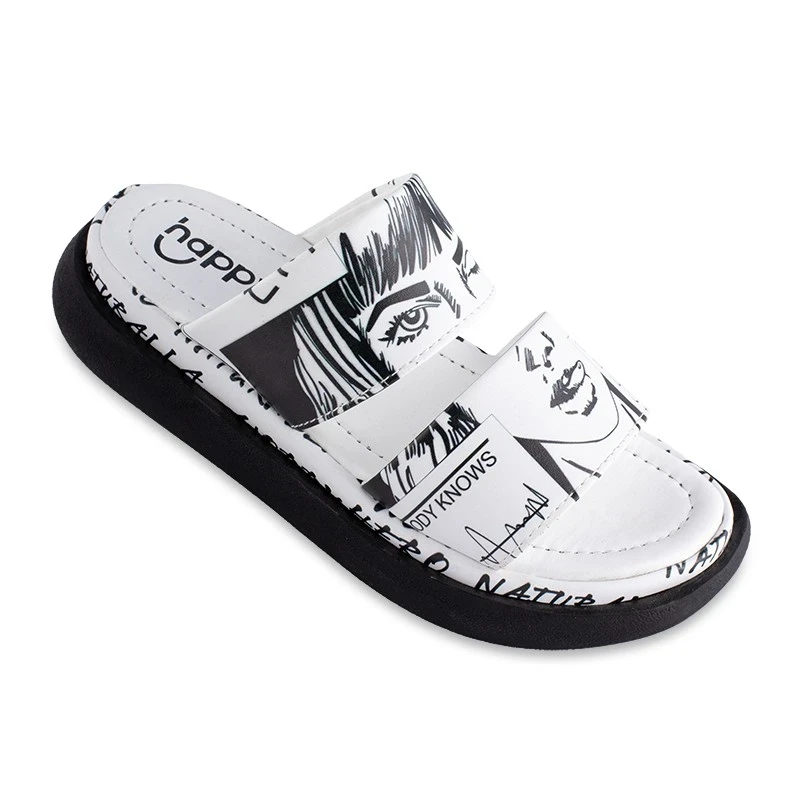 Sandal Negar Happy colors White
