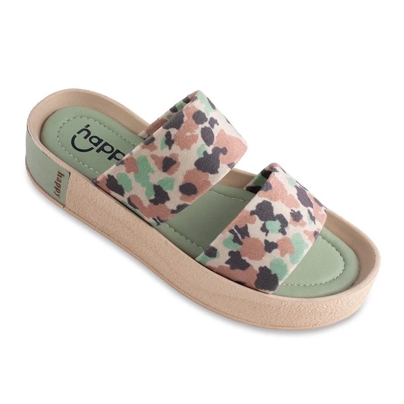 Sandal Panah Happy colors Green