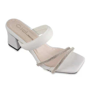 Sandal 2 Band Jolo Negin Cici colors White