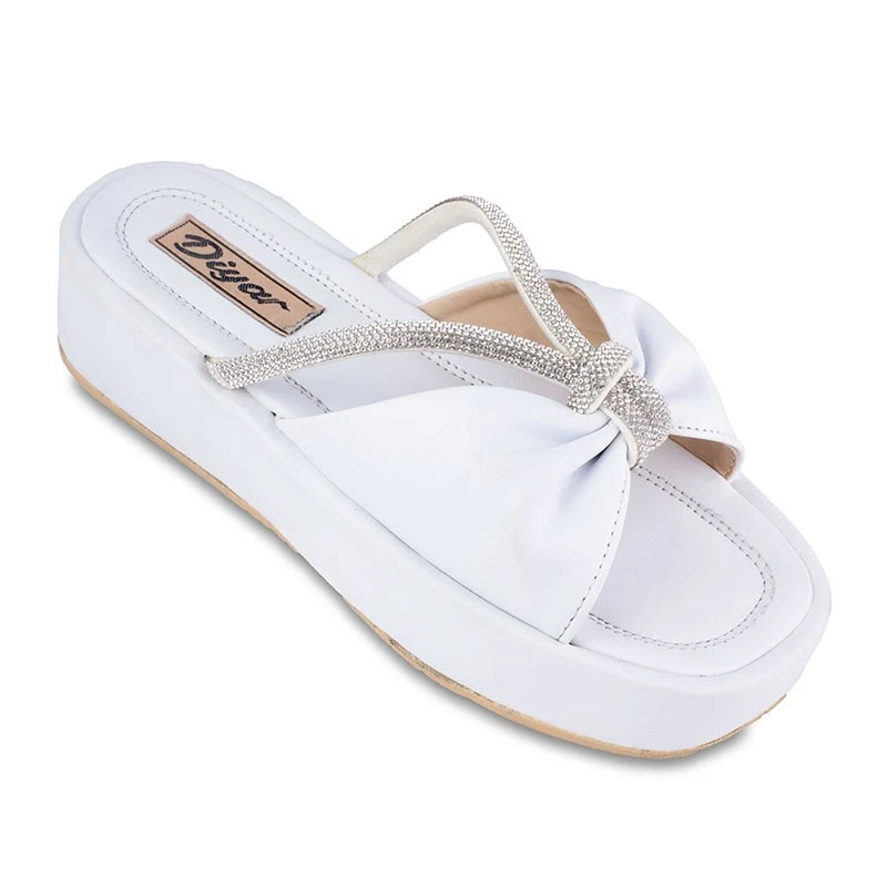 صندل بابیونی دیار الألوان أبيض