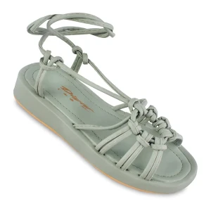 صندل كعب عالي کردبافت دورمج دیار الألوان أخضر