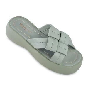 صندل تبلی شطرنجی دیار الألوان أخضر