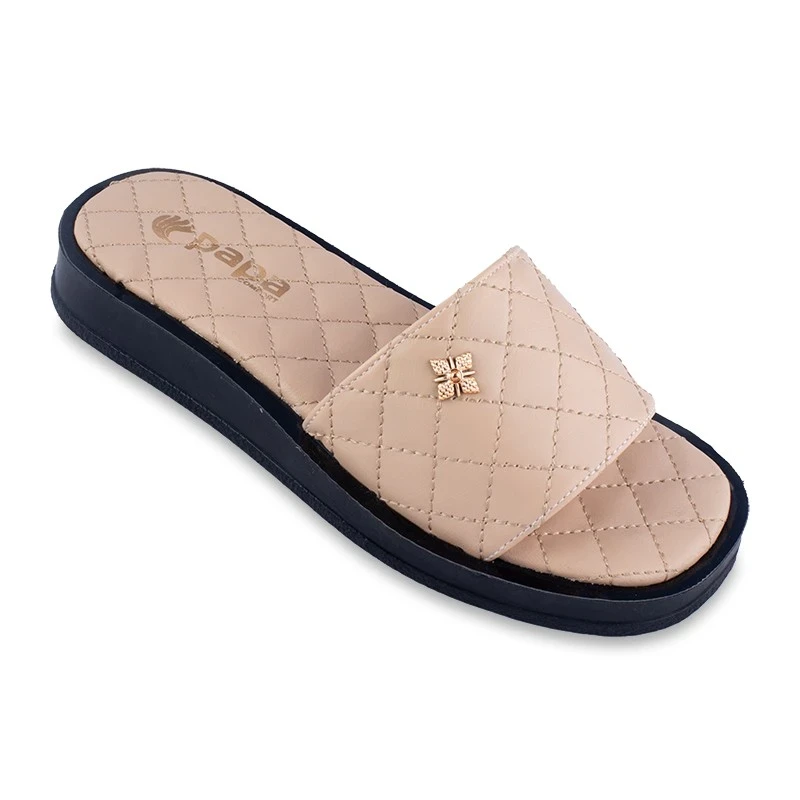 Sandal Tarallan PAPA PU colors Cream