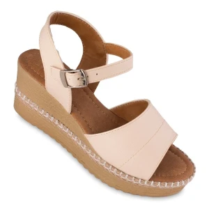 Sandalia con correa Gilda Jazire colores gusano