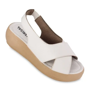 Sandalia Aftab Jazire colores blanco