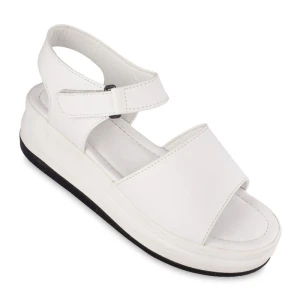 Sandalia con correa Alis Jazire colores blanco