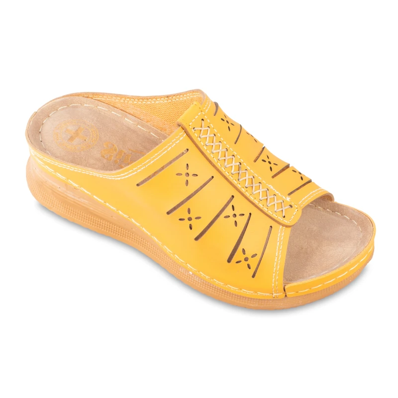 Sandal Atoosa Sirang colors Mustard