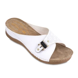 Sandal Sharghi 4009 PAPA PU colors White