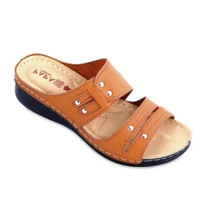 Sandal Afra PAPA PU colors Honey