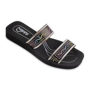 Sandal Faranak Happy colors Black