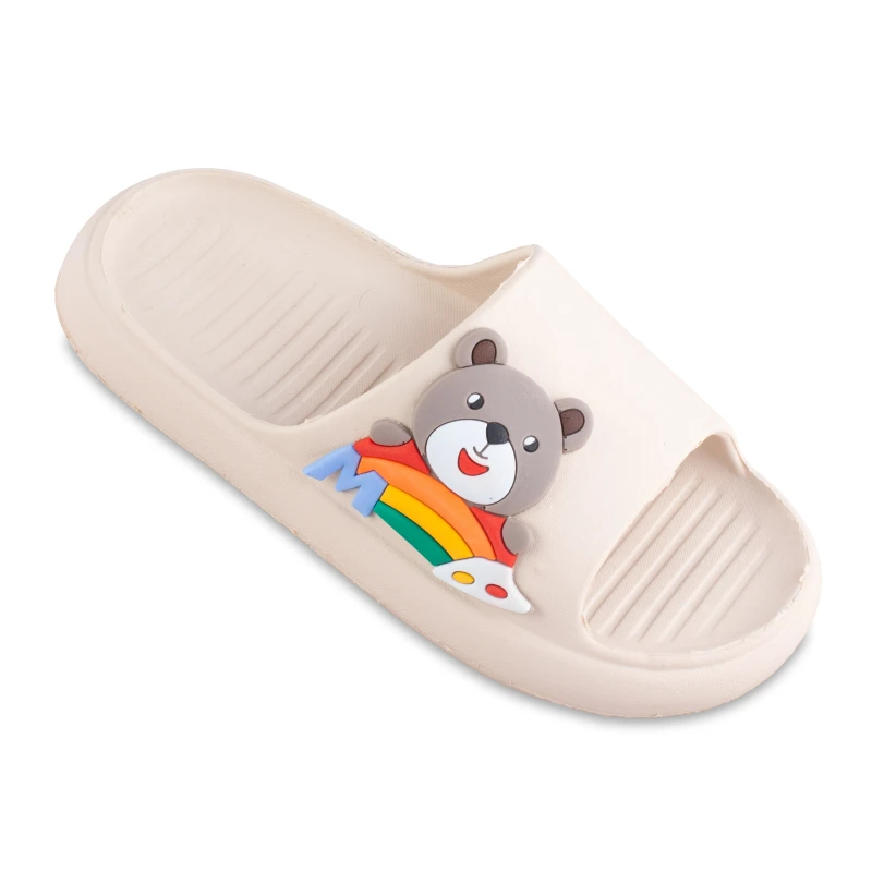 دمپایی ملودی رنگین کمان زیتون