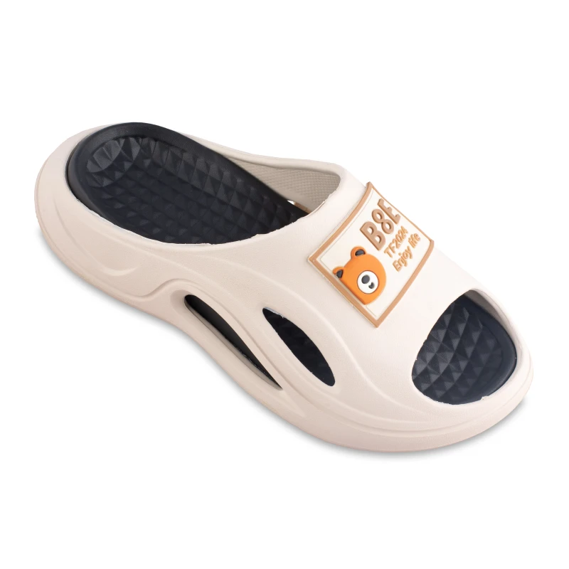 Slipper lion Stikerdar Zeytoon colors Cream
