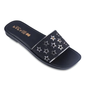 Sandalia star PAPA PU colores negro
