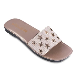 Sandalia star PAPA PU colores oro rosa