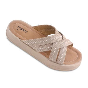 صندل پلین هپی رنگبندی سفید