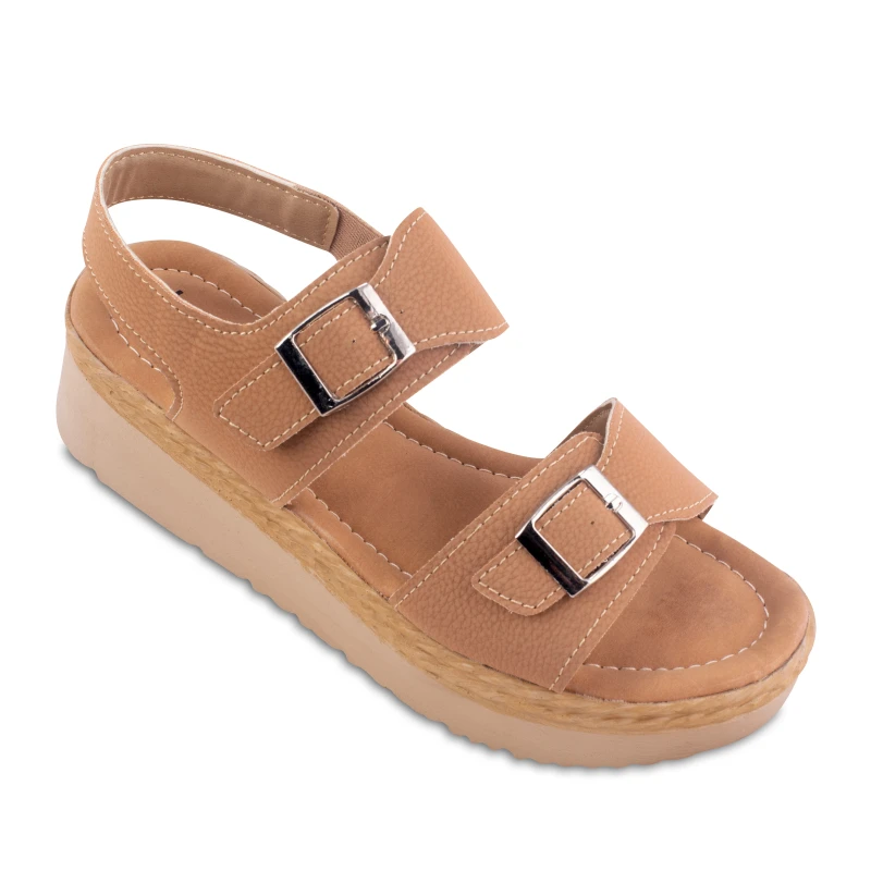 صندل رکابدار درخشان هپی رنگبندی کرم