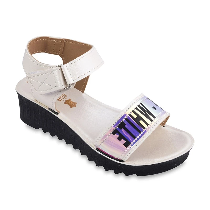 Sandalia con correa Off white PAPA PU