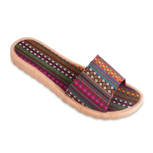 چپل جاجیم باتو رنگ گندمی