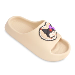 دمپایی لوسی پارسی رنگبندی کرم