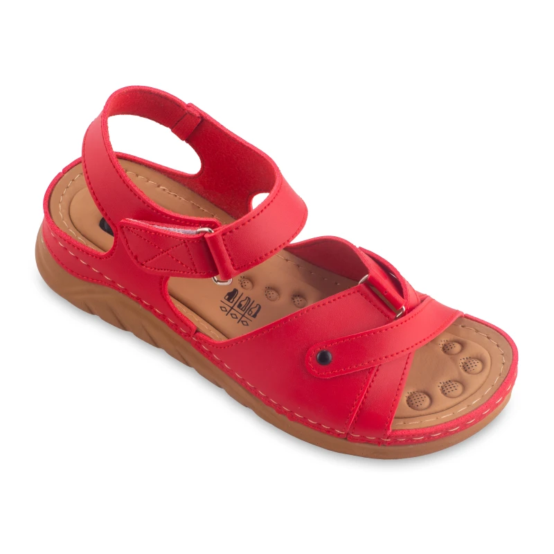 صندل رکابدار 8008 پاپا PU رنگبندی قرمز