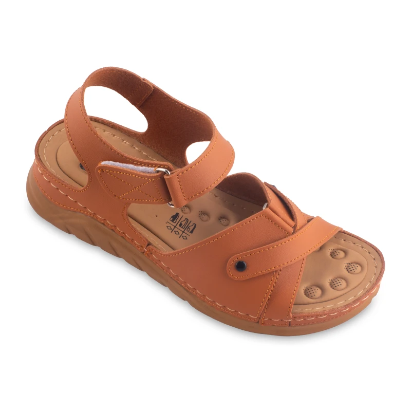 صندل رکابدار 8008 پاپا PU رنگبندی عسلی