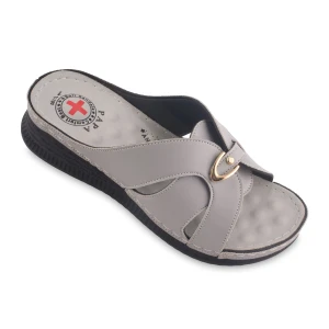 صندل 9014 پاپا PU رنگبندی طوسی