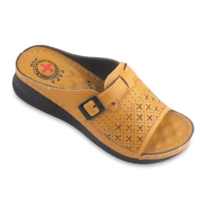 صندل 9011 پاپا PU رنگبندی خردلی