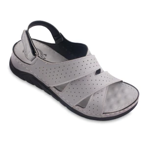 صندل رکابدار 8009 پاپا PU رنگبندی طوسی