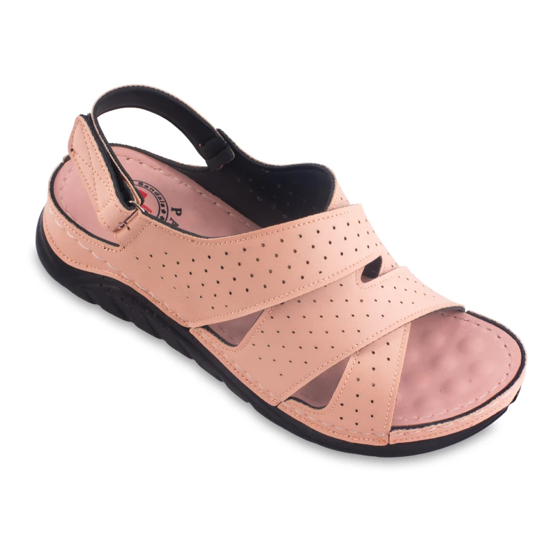 صندل رکابدار 8009 پاپا PU رنگبندی صورتی