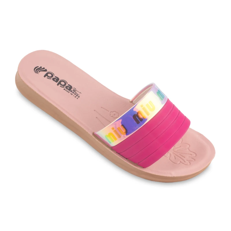 صندل غزل 5 پاپا PU رنگبندی صورتی