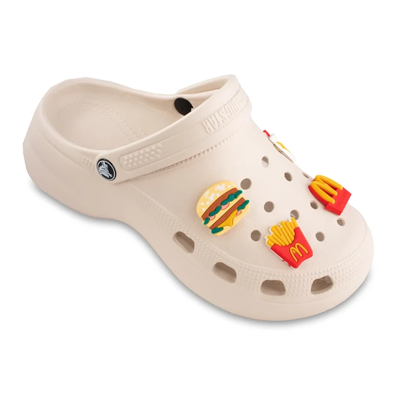 نعال کراکس استیکر پاشنه دار زیتون