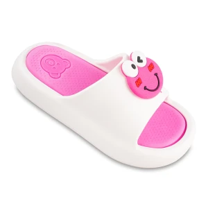 دمپایی فراگ 2 زیتون رنگبندی صورتی