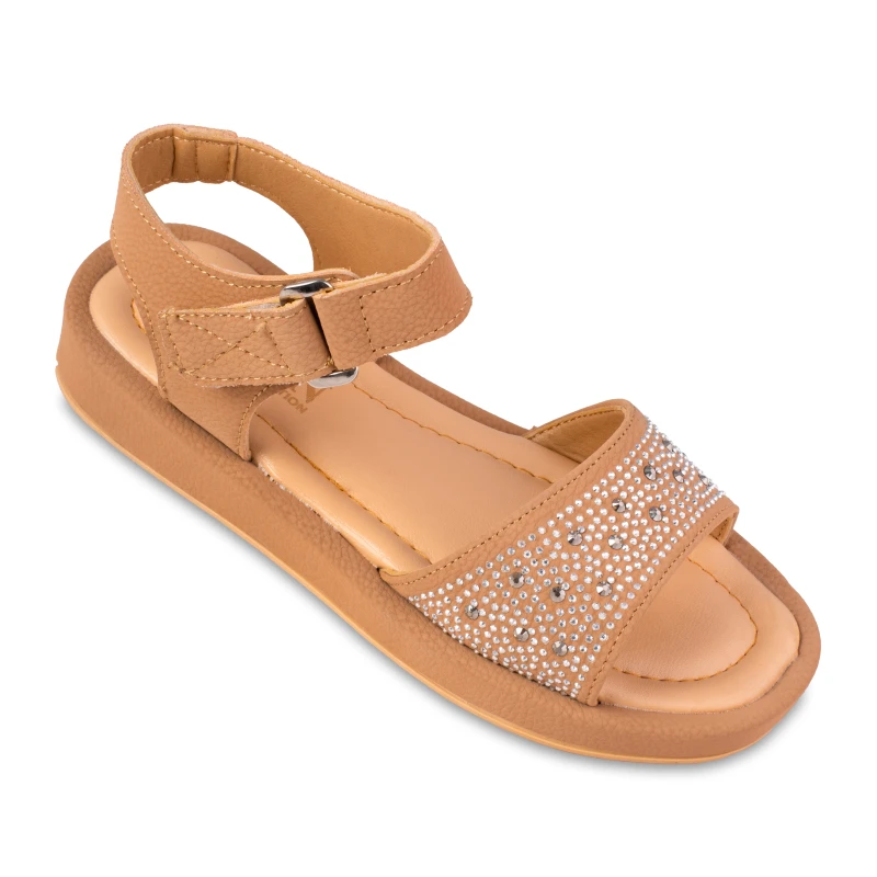 صندل رکابدار شادی پارمین رنگبندی عسلی