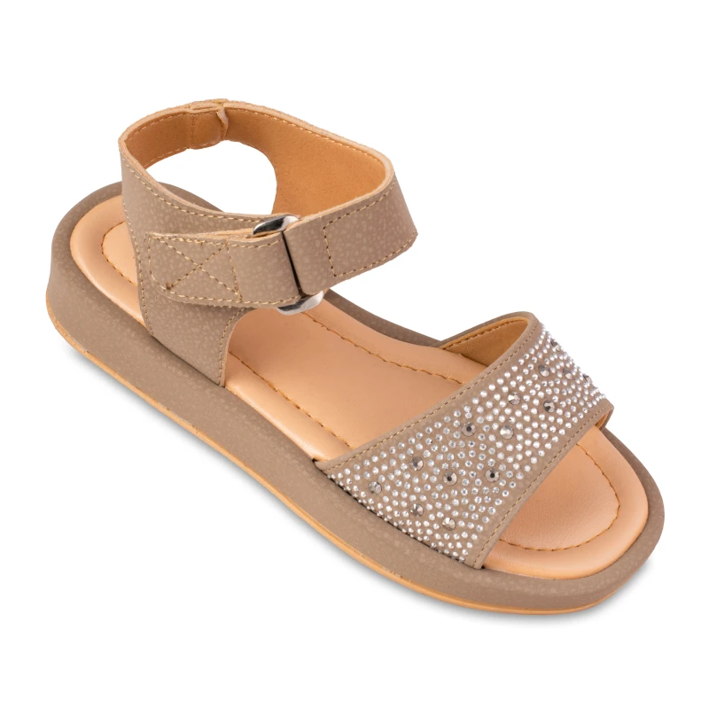 صندل رکابدار شادی پارمین رنگبندی نسکافه ای