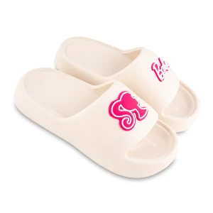 دمپایی باربی پارسی رنگبندی سفید