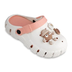 دمپایی کراکس دنیز سفید پارسی رنگبندی کالباسی