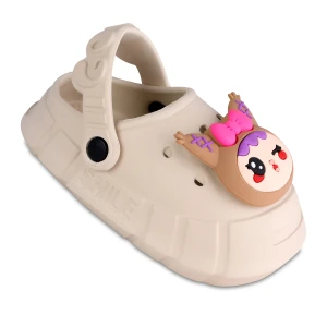 دمپایی کراکس مارینا پارسی رنگبندی کرم