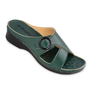 صندل 10005 پاپا PU رنگبندی سبز یشمی