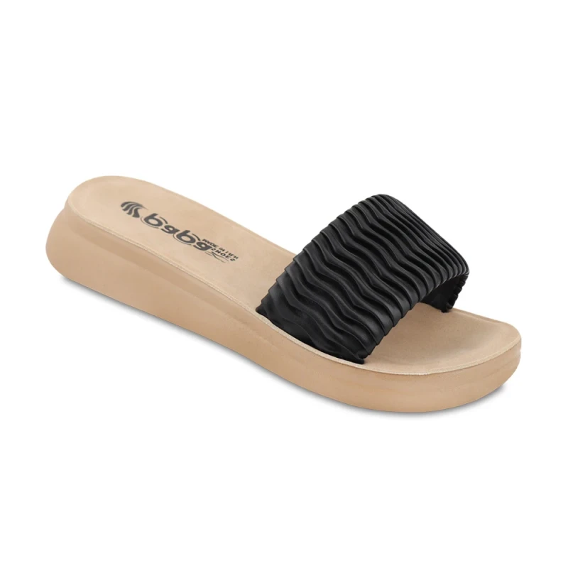 Sandalia Roz PAPA PU colores Blanco y negro