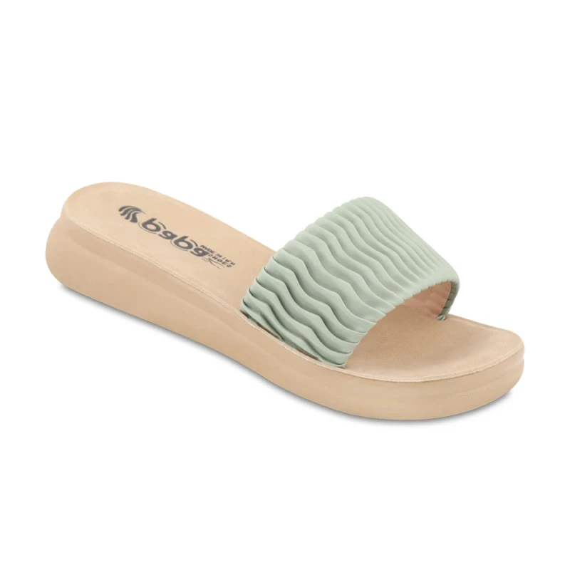 Sandalia Roz PAPA PU colores verde pistacho