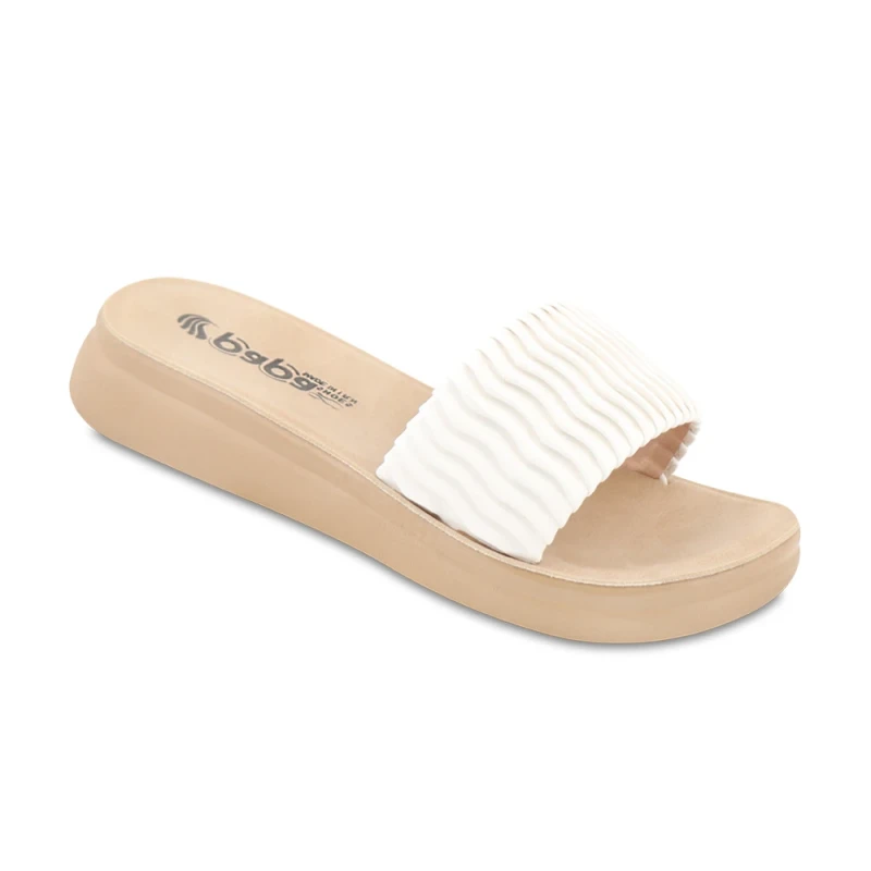 Sandalia Roz PAPA PU colores blanco
