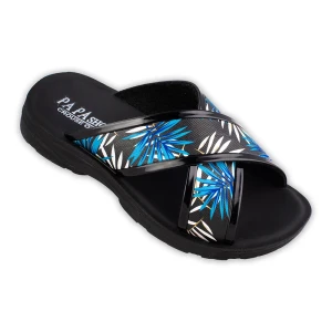 صندل هاوایی پاپا PU رنگبندی سرمه ای