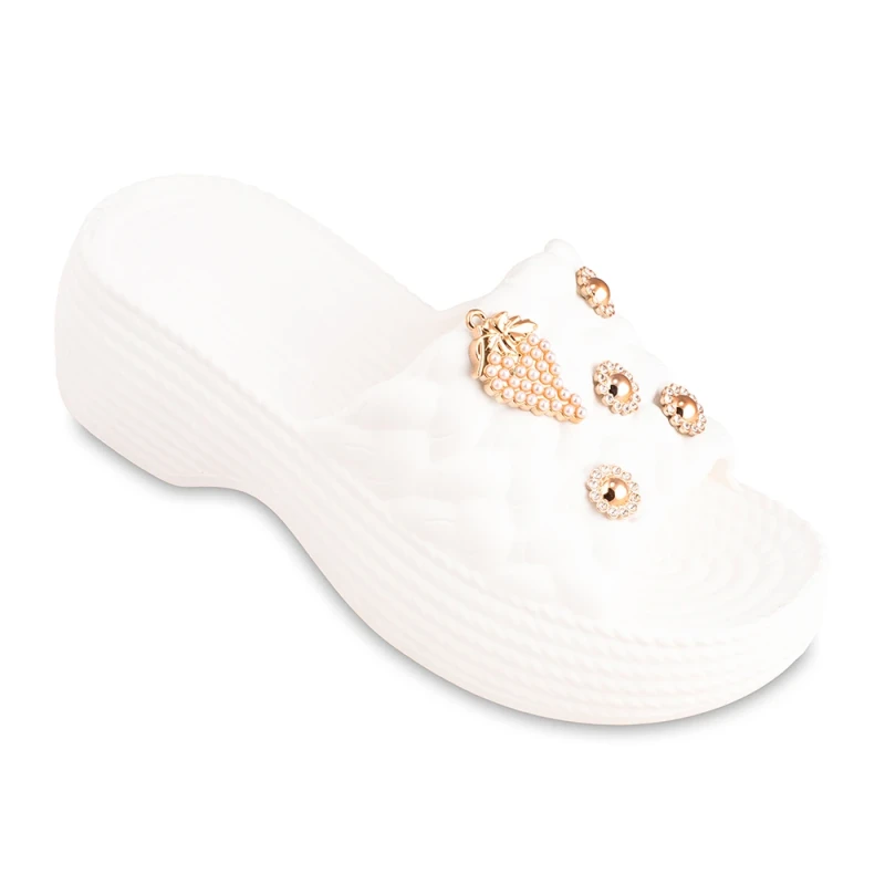 Slipper Hasira Shima colors White