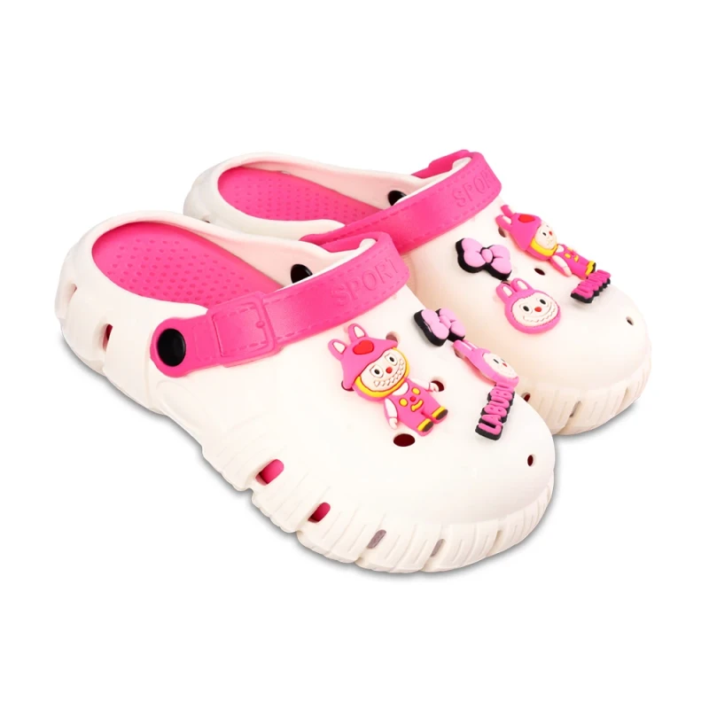 دمپایی کراکس لبوبو سفید پارسی