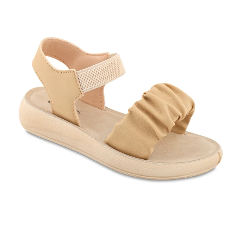 صندل رکابدار چکامه شیما رنگبندی کارامل